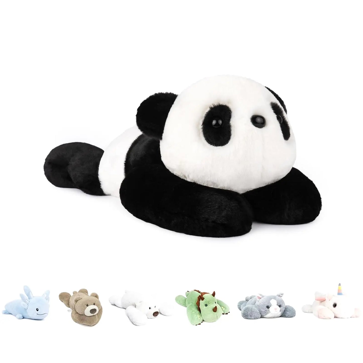 Niuniu Daddy 20" Weighted Stuffed Animals for Adults Kids Large Plush Toy Pillow with Soft Fur & Body for Gift Birthday Holidays