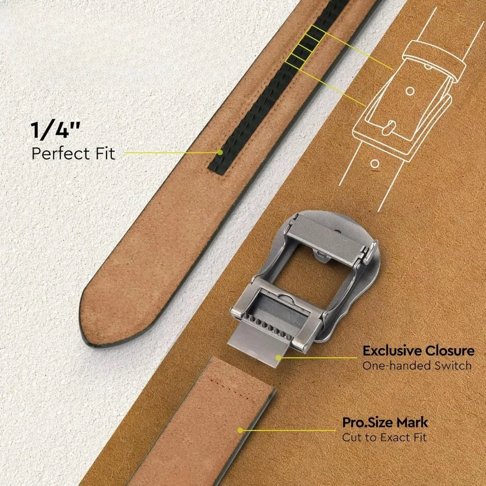 Ratchet Belt for Men and Women Classic Design