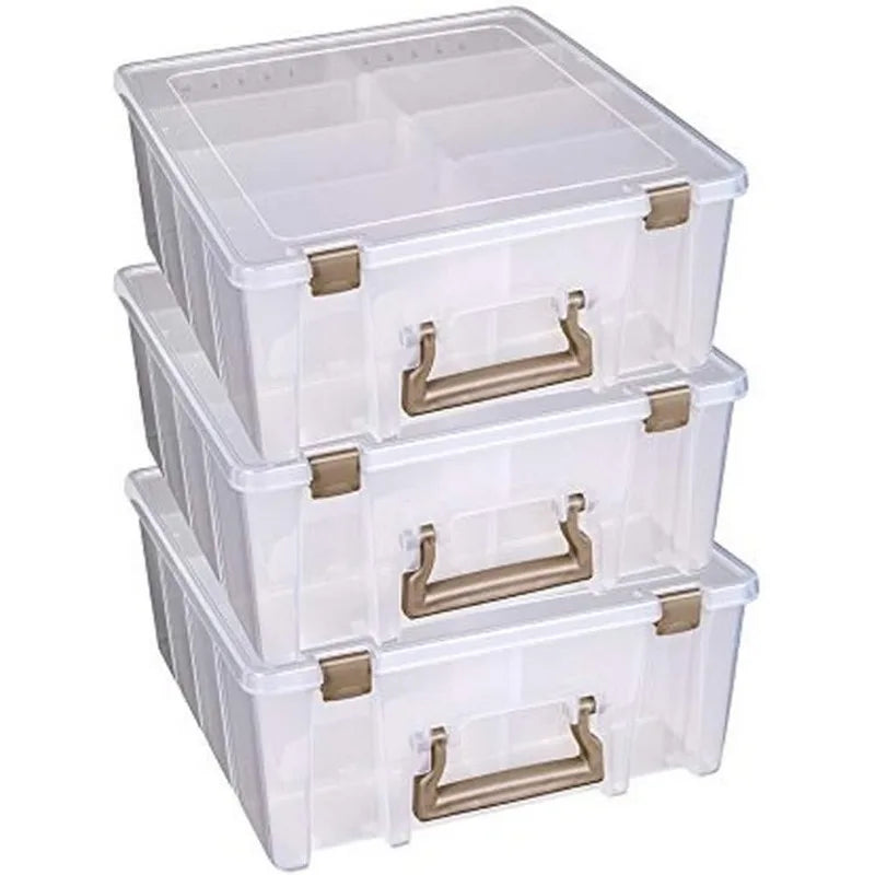 6990ZZ Super Satchel Double Deep 3-Pack Portable Organizers