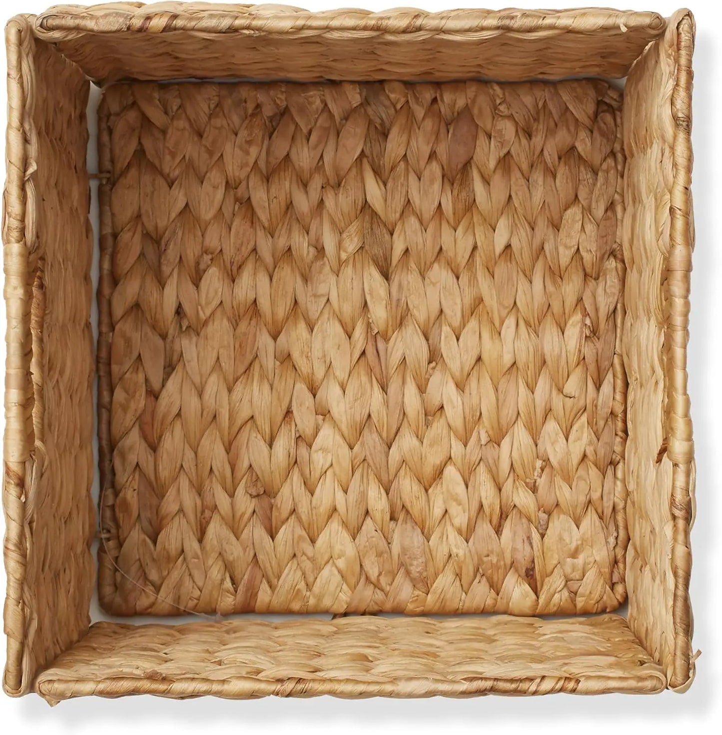 Storage Baskets Natural Set of 6 Collapsible Cube