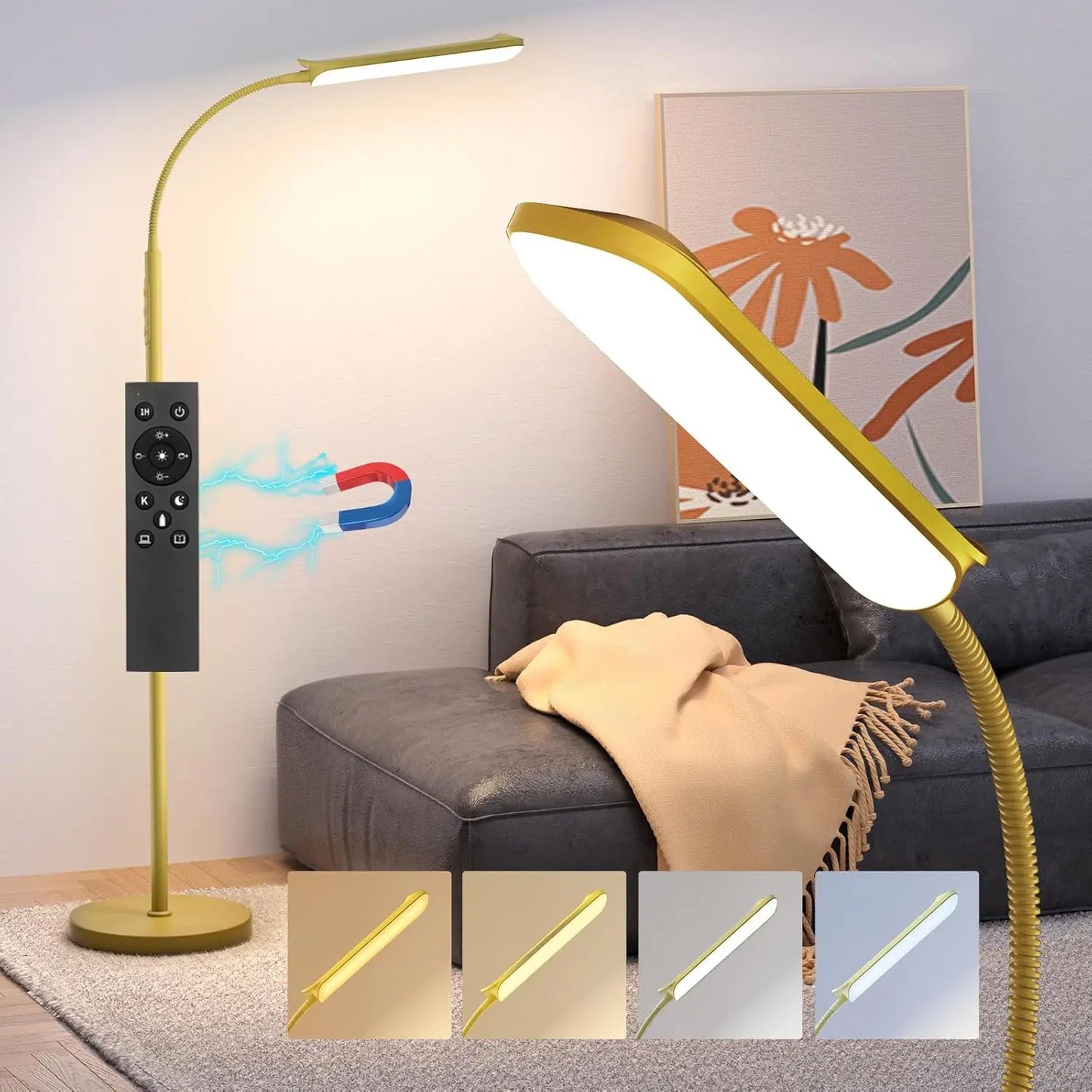 LED Floor Lamp, 18W Super Bright Floor Lamp