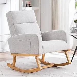 Rocking Chair Nursery, Sherpa Nursing Rocking Armchair