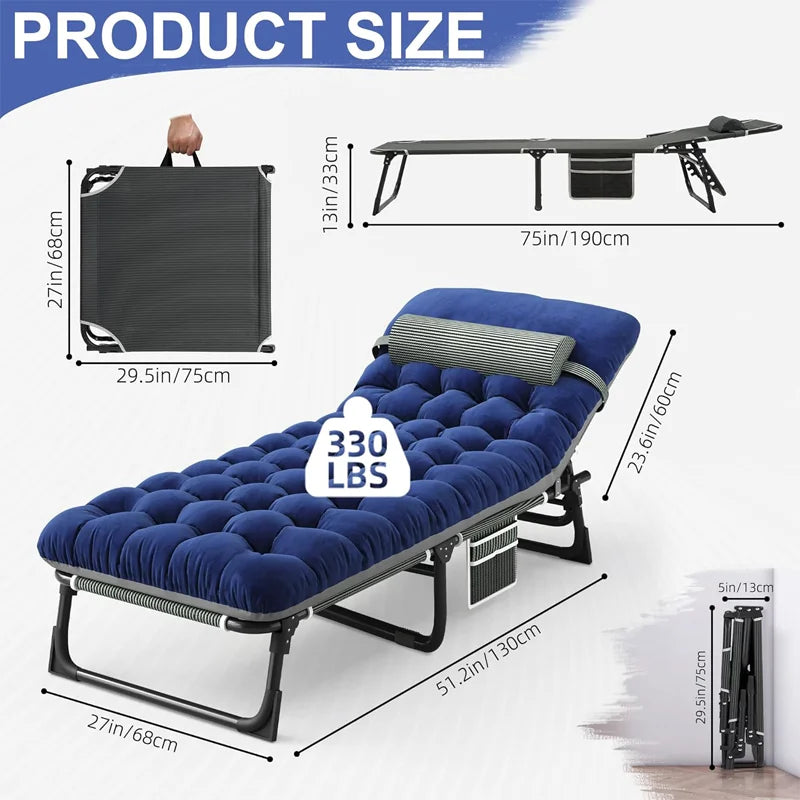 Camping Cot with Mattress