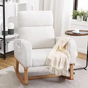 Rocking Chair Nursery, Sherpa Nursing Rocking Armchair