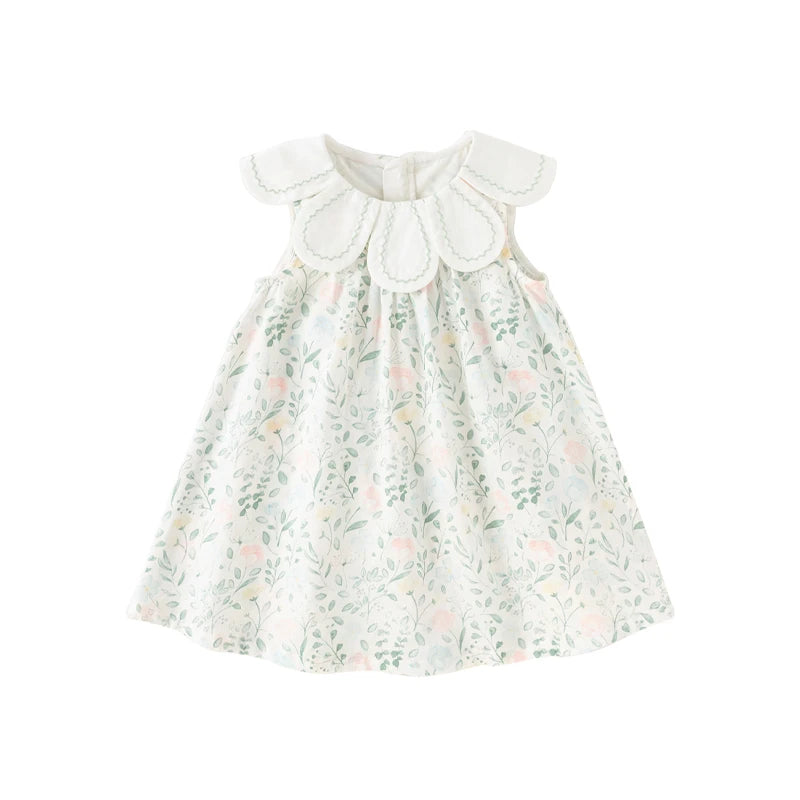 Dave Bella Flower Party Dress for Girls Sweet Sleeveless