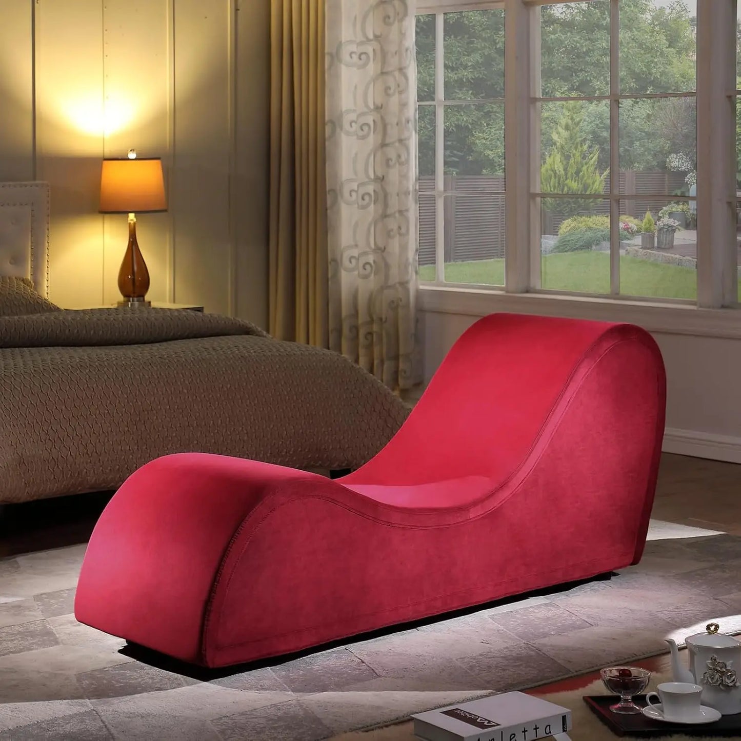 Yoga Chaise Lounge Chair - Ergonomic Design for Adults
