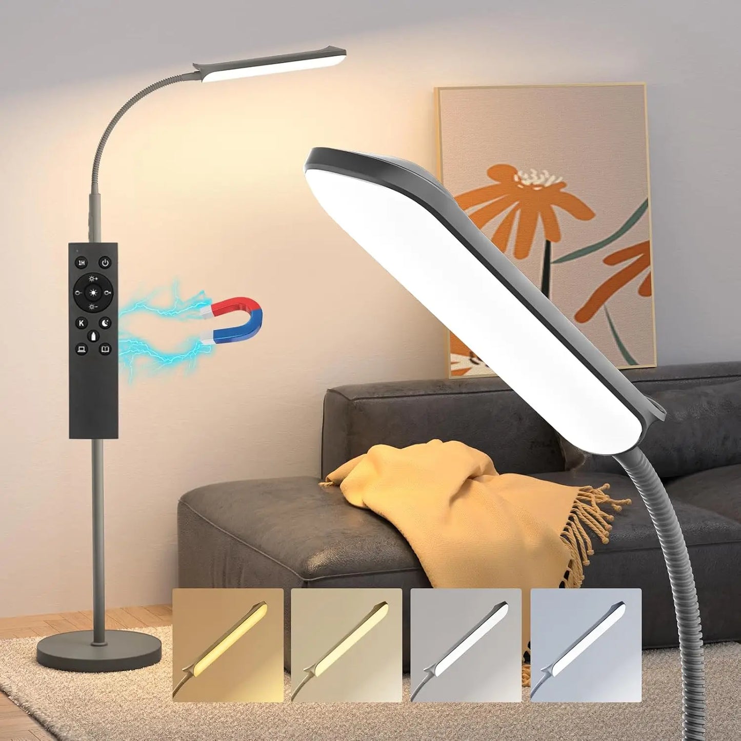 LED Floor Lamp, 18W Super Bright Floor Lamp