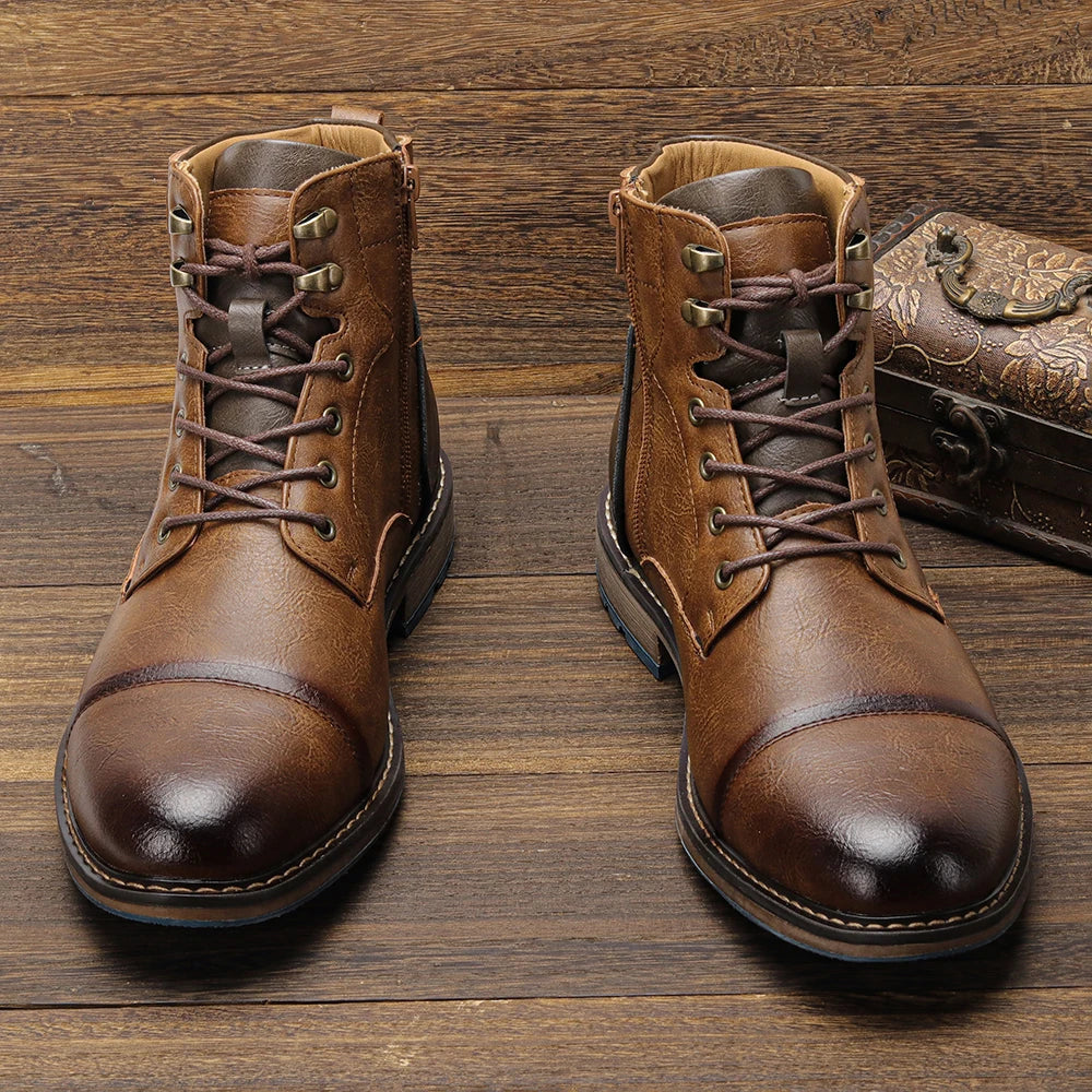 2025 Fashion Comfortable Spring Leather Boots