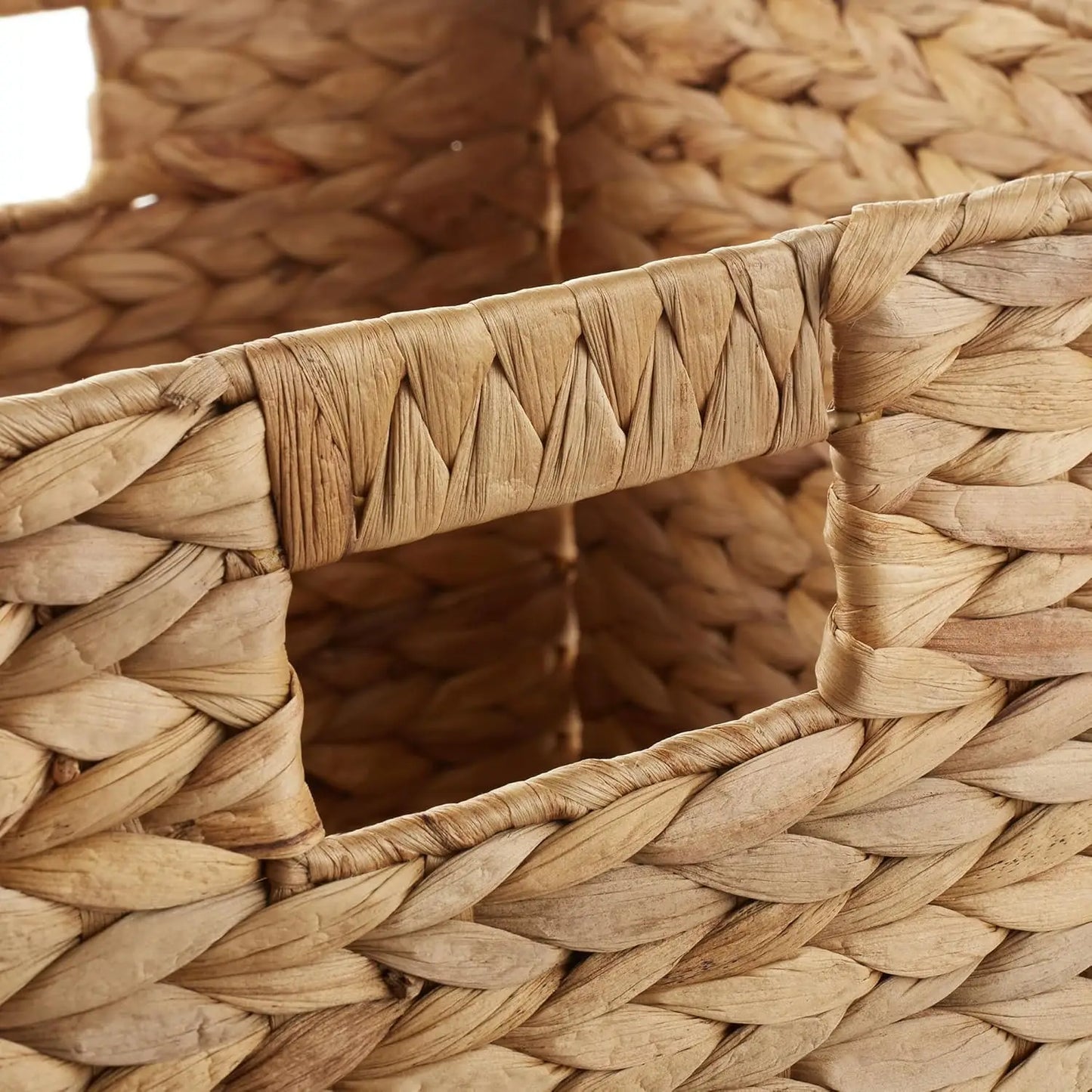 Storage Baskets Natural Set of 6 Collapsible Cube