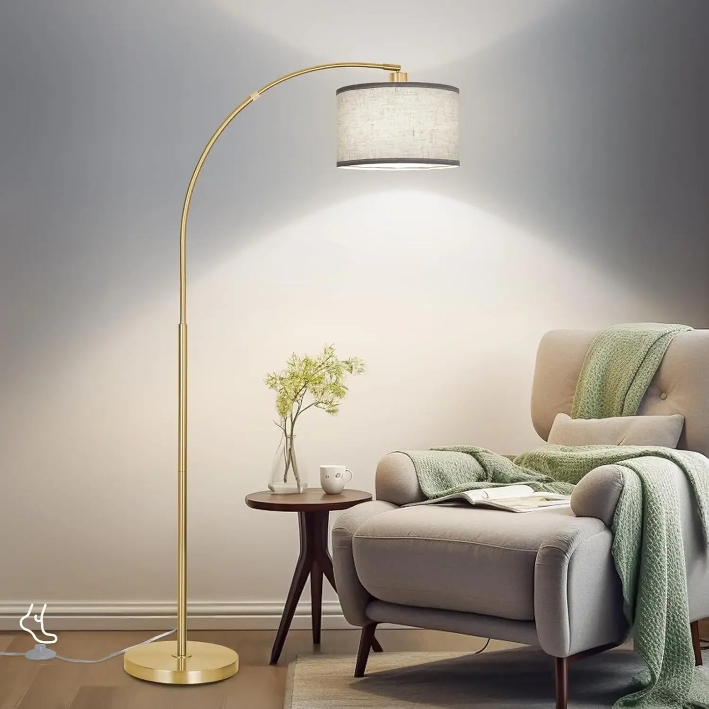 Living Room Floor Lamp, Modern Standing Lamp