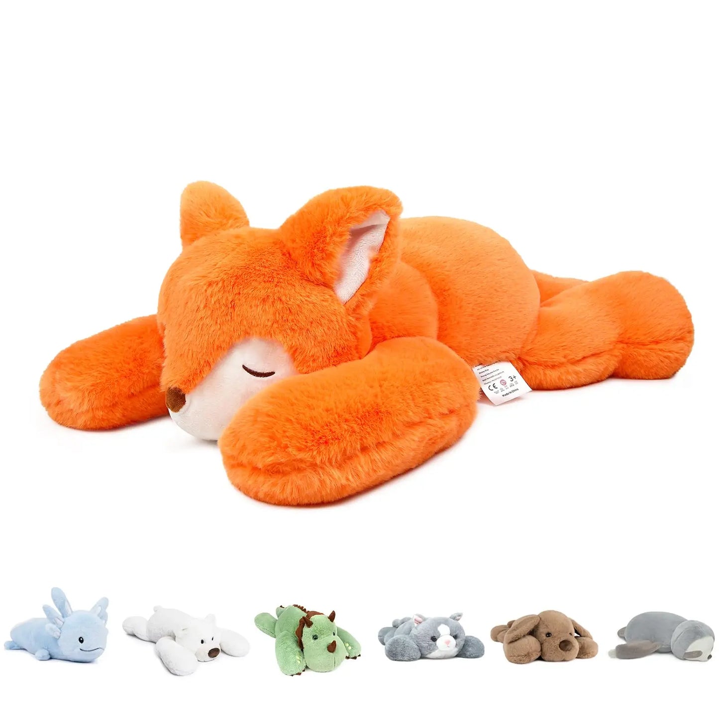 Niuniu Daddy 20" Weighted Stuffed Animals for Adults Kids Large Plush Toy Pillow with Soft Fur & Body for Gift Birthday Holidays