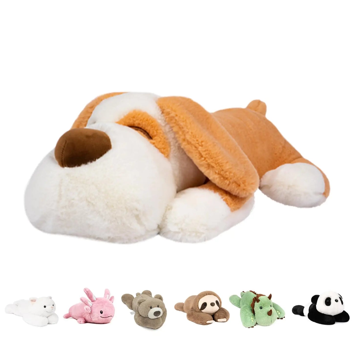 Niuniu Daddy 20" Weighted Stuffed Animals for Adults Kids Large Plush Toy Pillow with Soft Fur & Body for Gift Birthday Holidays