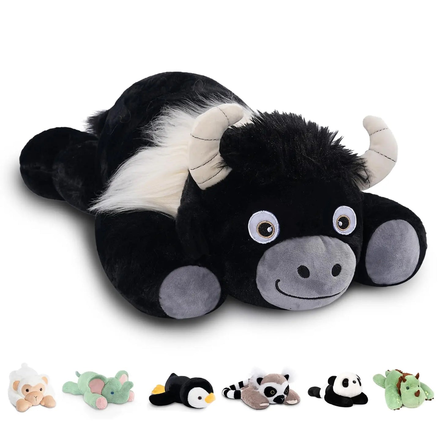 Niuniu Daddy 20" Weighted Stuffed Animals for Adults Kids Large Plush Toy Pillow with Soft Fur & Body for Gift Birthday Holidays