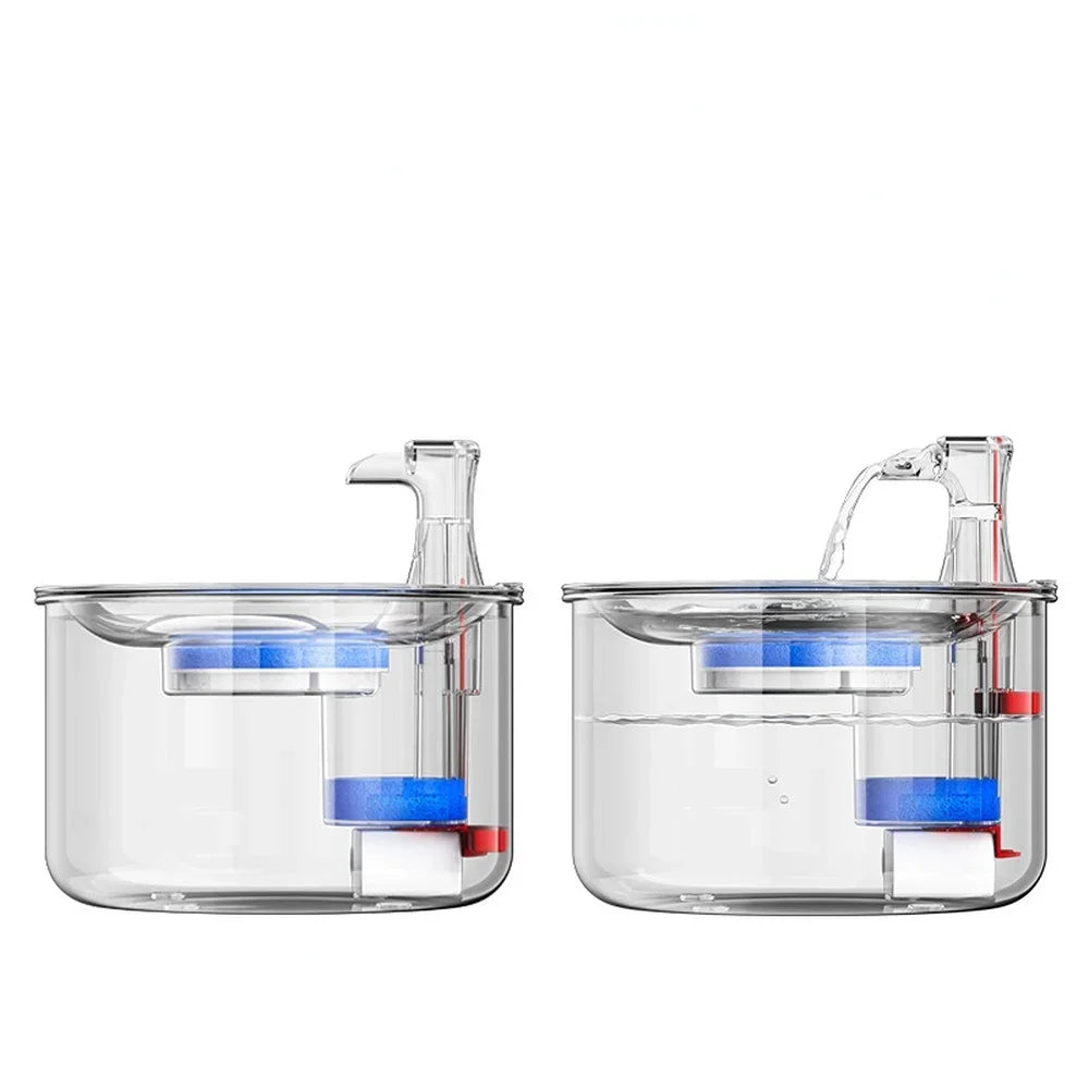 2L Smart Cat Water Fountain Automatic Filter Dispenser 304 Stainless Steel