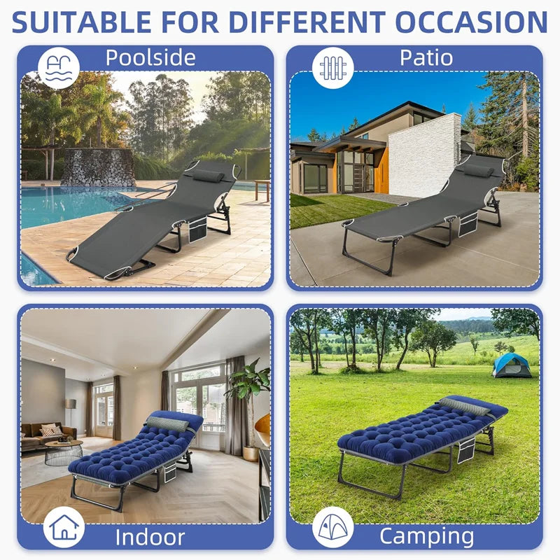 Camping Cot with Mattress