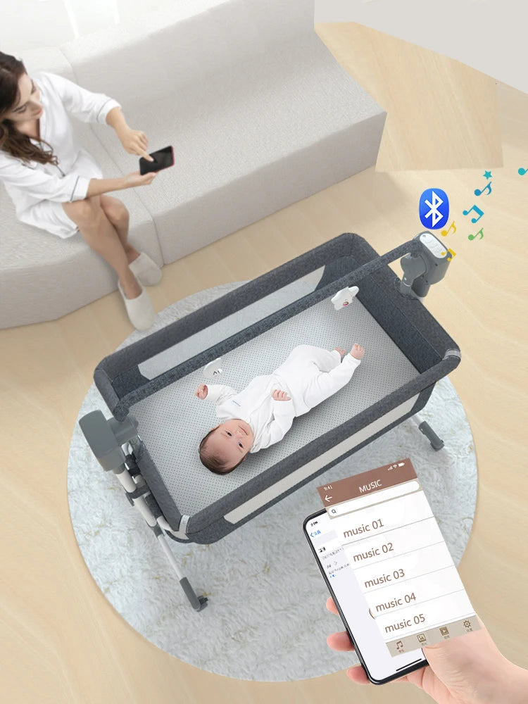 Baby Cot Baby Crib Cradle Newborn Portable Travel Bed