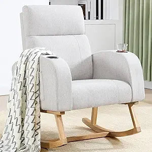 Rocking Chair Nursery, Sherpa Nursing Rocking Armchair