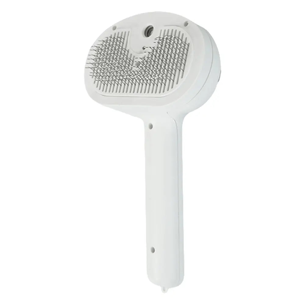 Cat Hair Brush with Release Button Massage Grooming Brush Rechargeable Spray Cat Brush for Long and Short Hair Dogs and Cats