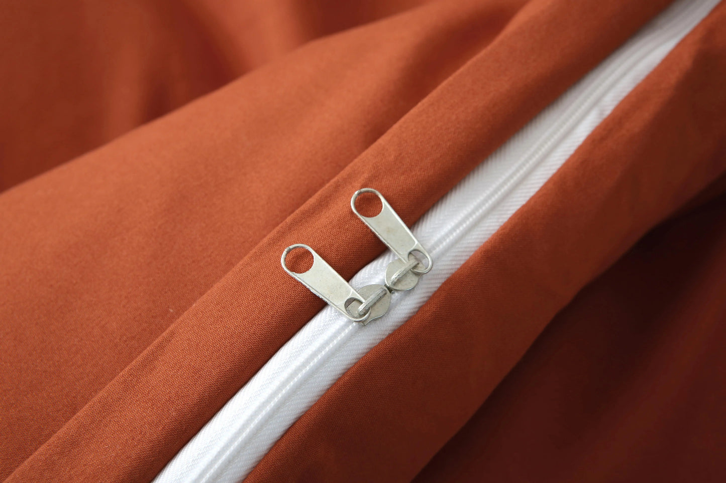 King Duvet Cover Set, 3 Pieces Solid Color Bedding Set