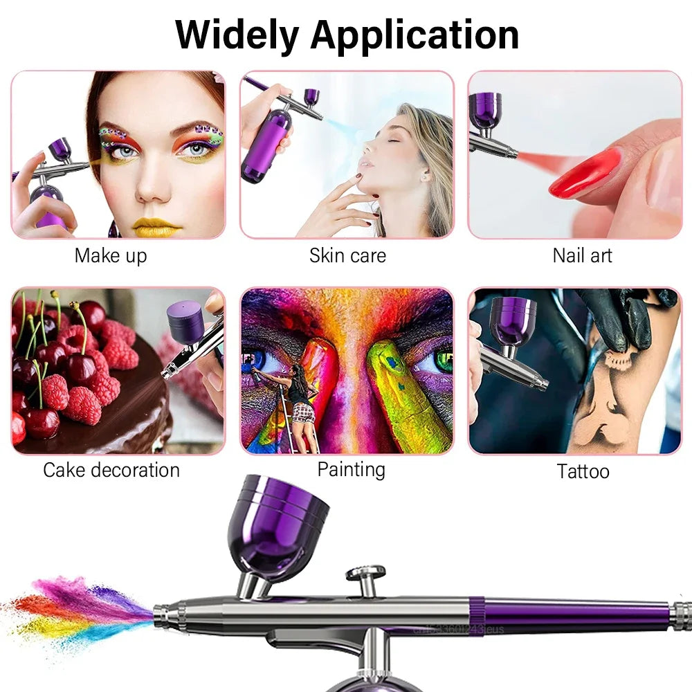 Airbrush With Compressor Airbrush Spray Gun For Crafts