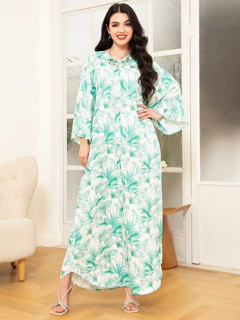 2025 Spring/Summer Collection Boho Riche V-Neck Dress