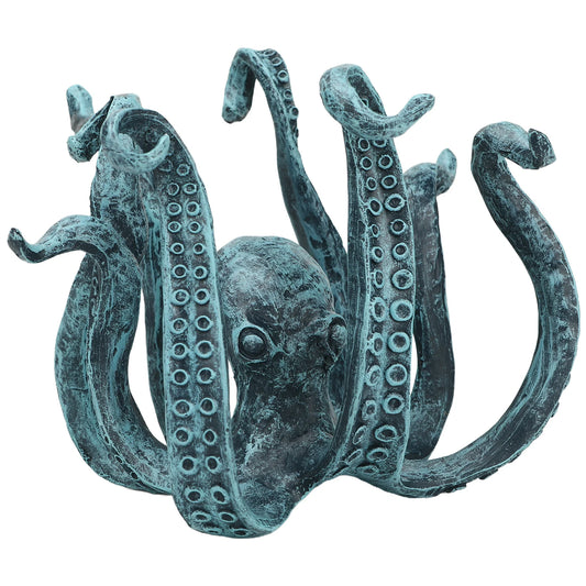 Octopus Model Statue Decorations Funny Garden Resin Ocean Animal Ornaments Suitable for Indoor Outdoor