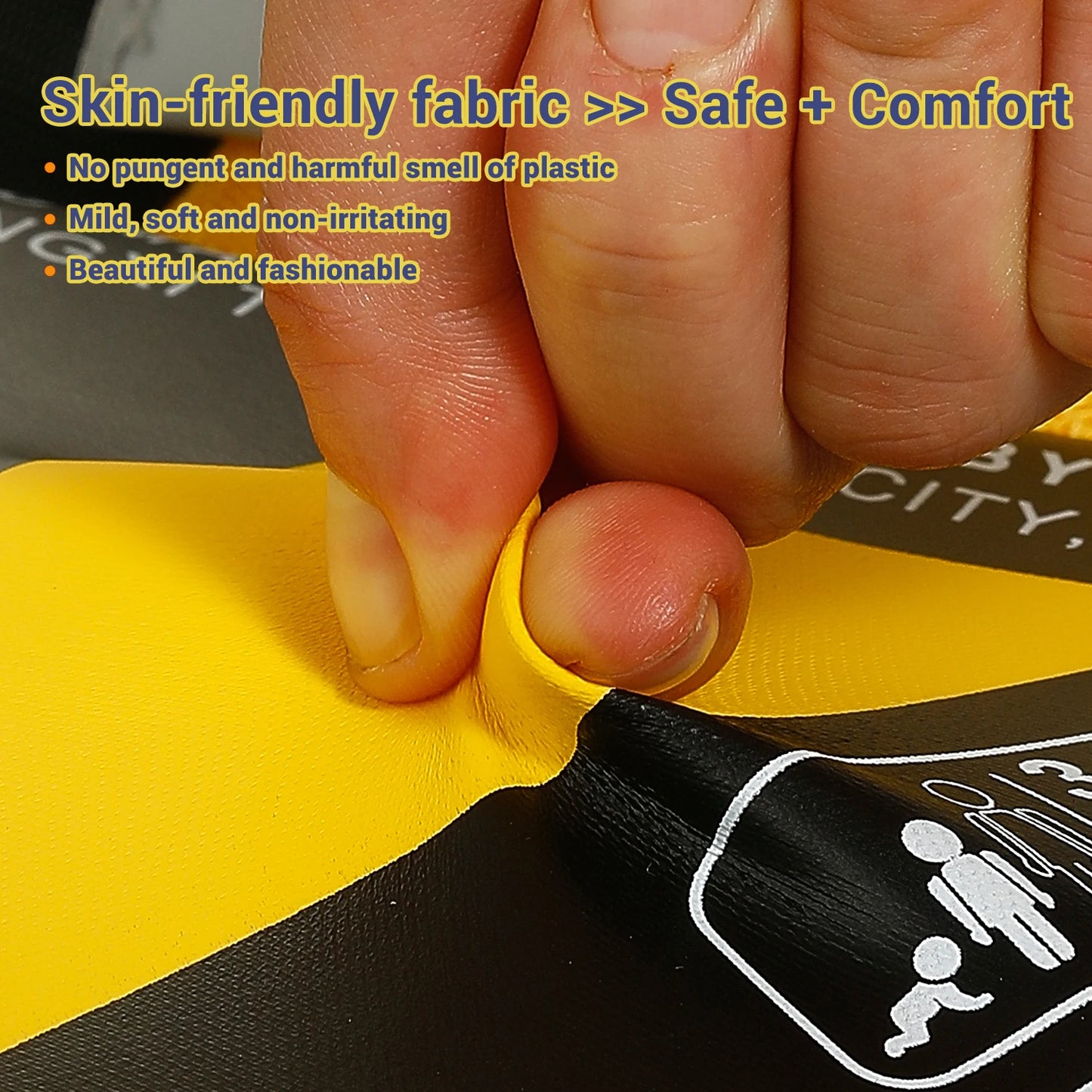 Baby Float With Crotch Strap & Inflation-free Solid Core