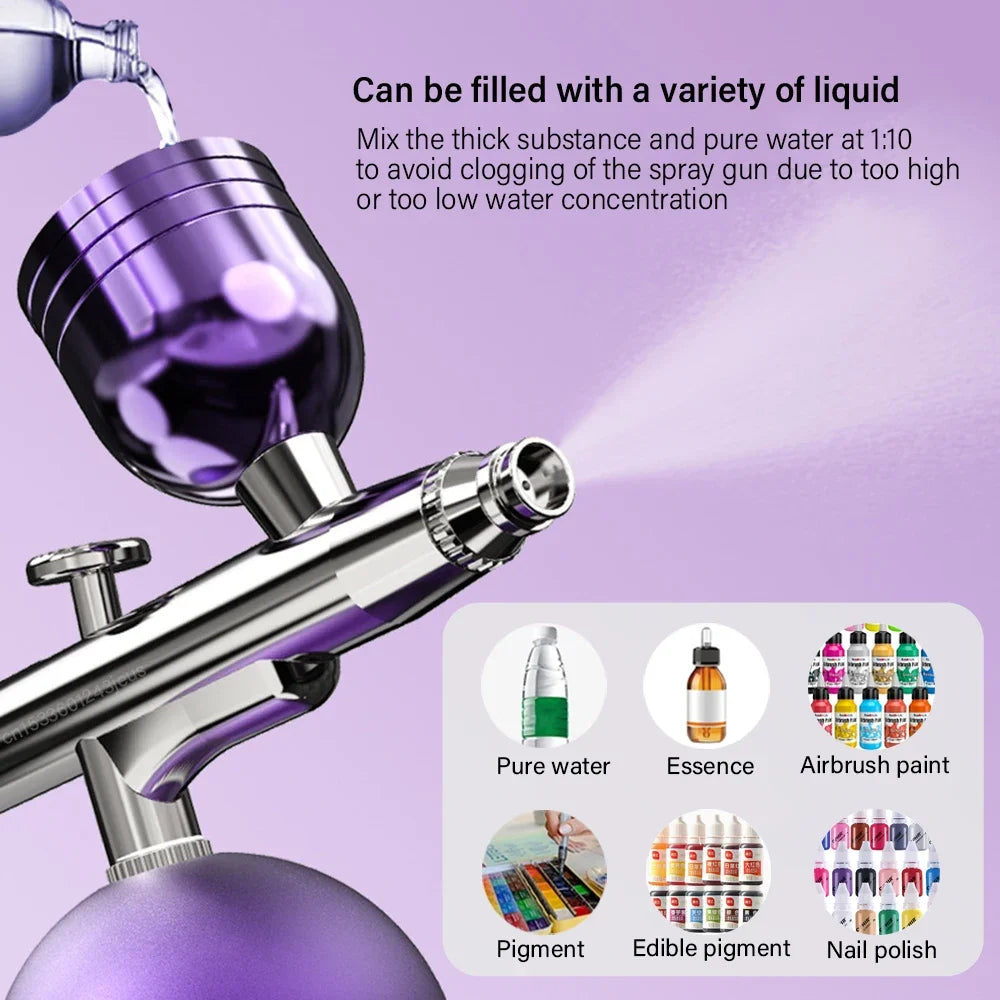 Airbrush With Compressor Airbrush Spray Gun For Crafts