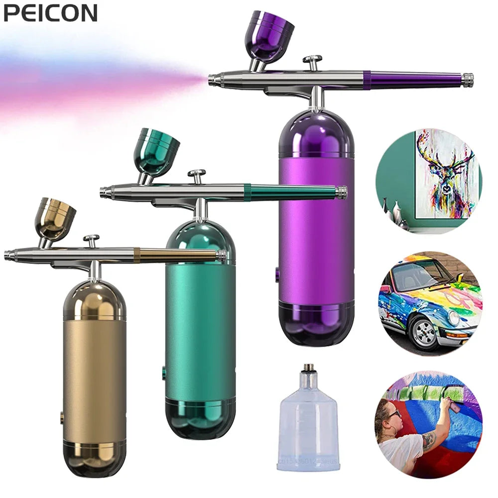 Airbrush With Compressor Airbrush Spray Gun For Crafts