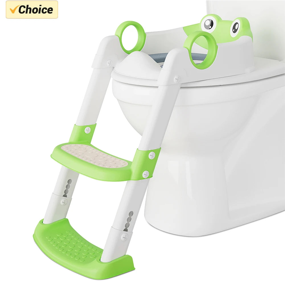 Children's Toilet Seat Stairway Baby Boys and Girls Step Stool