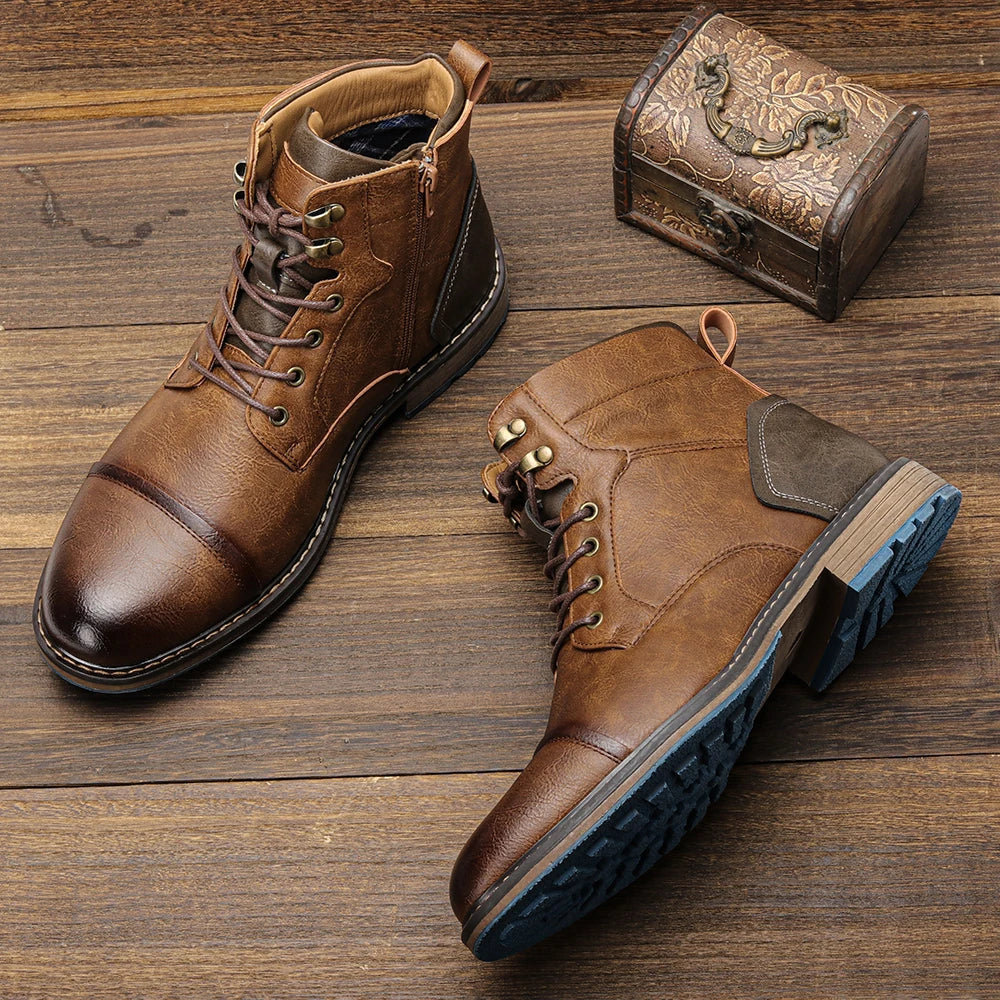 2025 Fashion Comfortable Spring Leather Boots