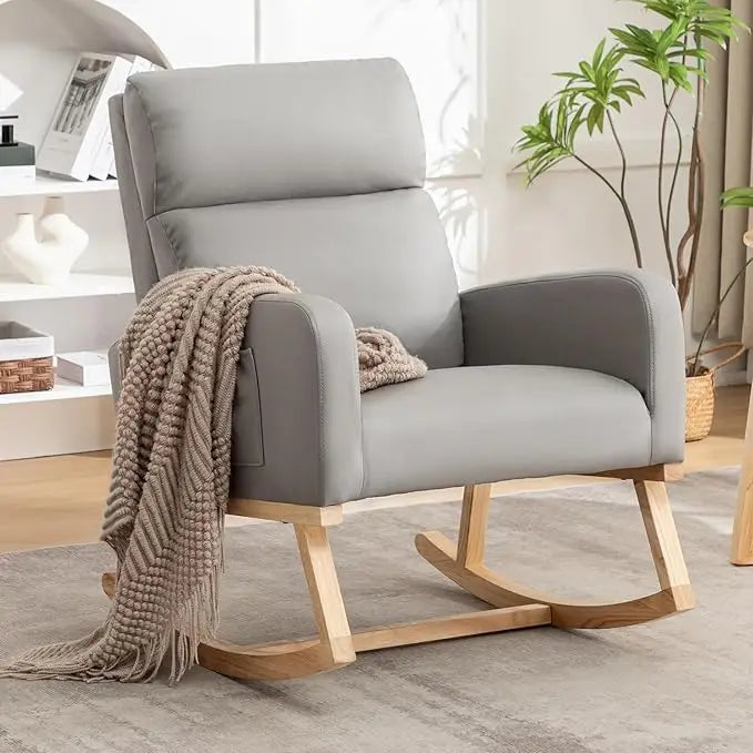 Rocking Chair Nursery, Sherpa Nursing Rocking Armchair