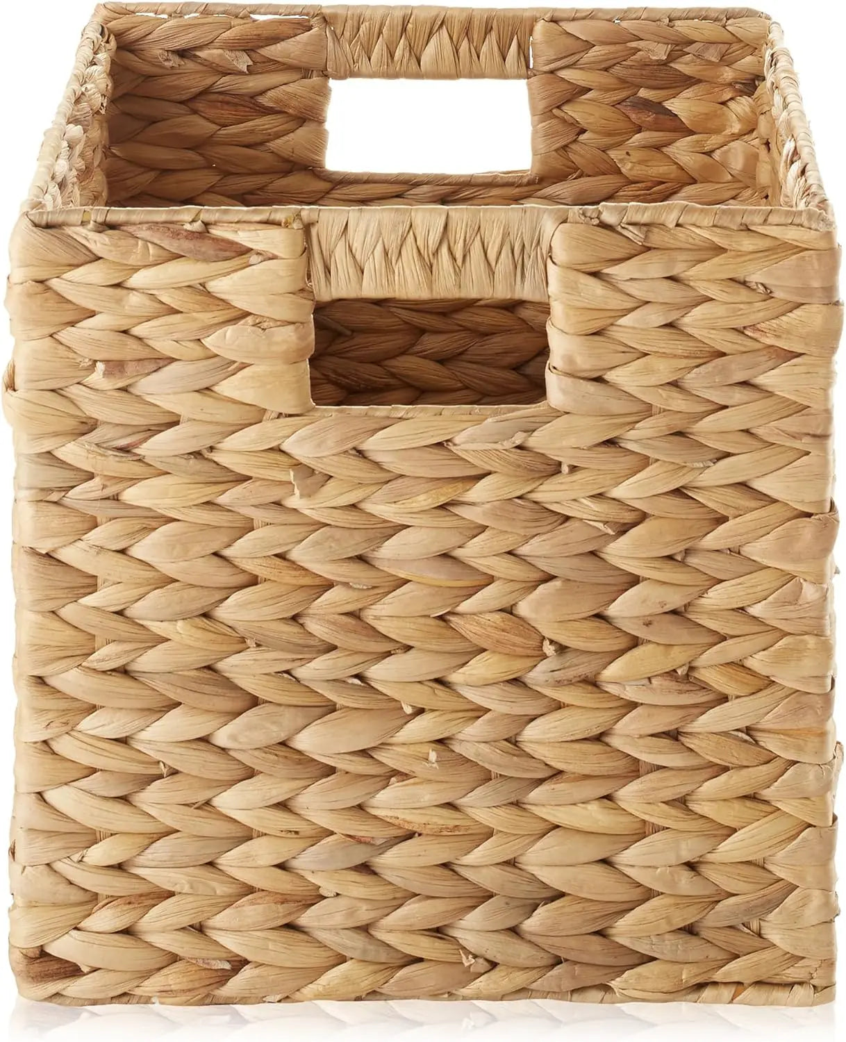 Storage Baskets Natural Set of 6 Collapsible Cube