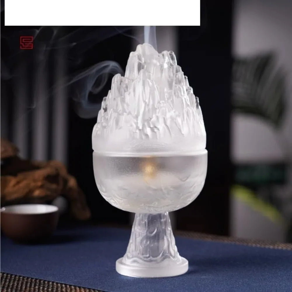 Glass Burner Household Burners Antique Plate Incense Burner