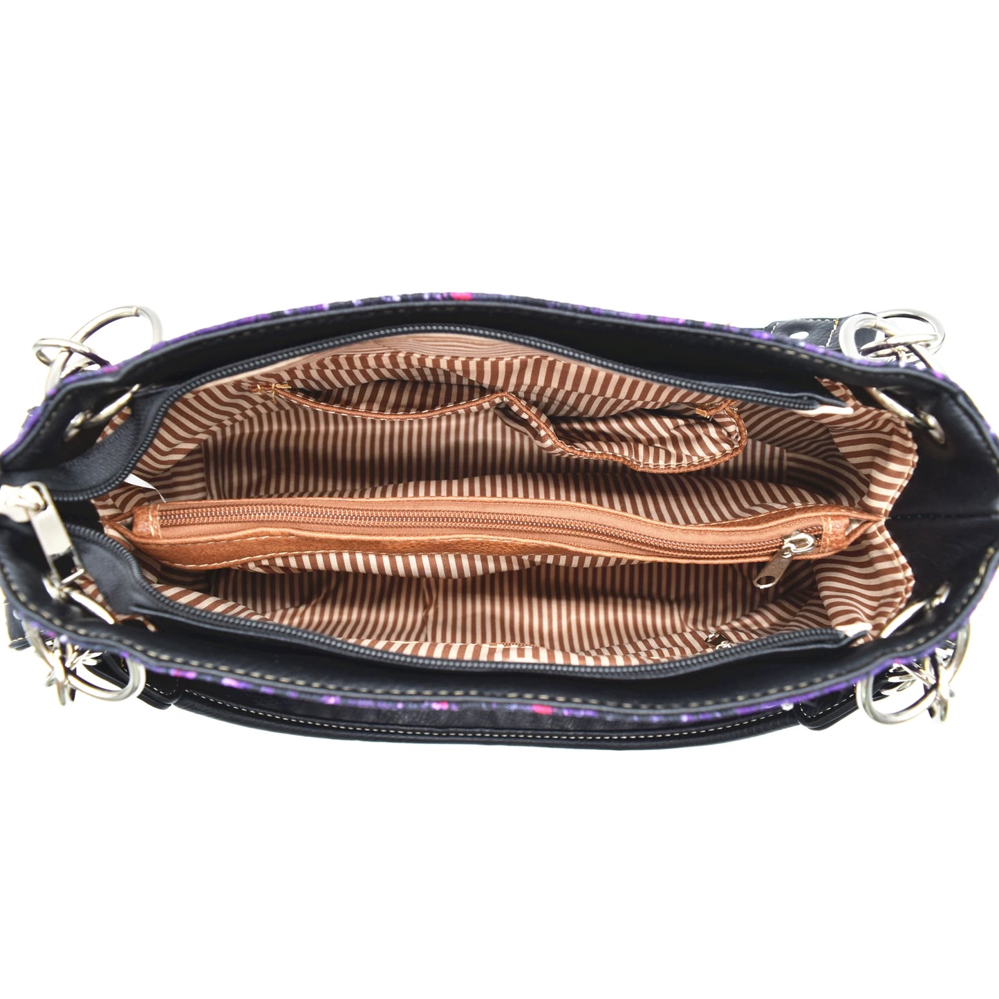 Camouflage Rhinestone Glow Wings Western Style Purse