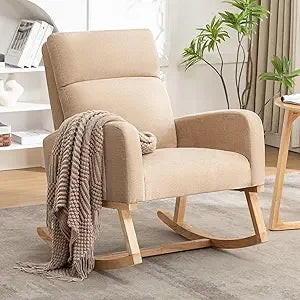 Rocking Chair Nursery, Sherpa Nursing Rocking Armchair