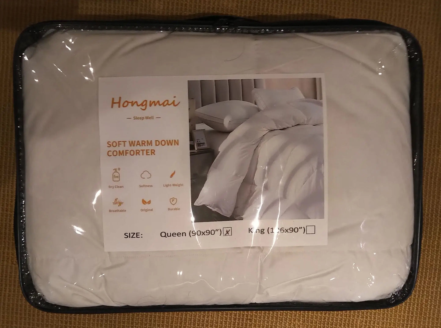 Feather and Down Comforter Queen Size