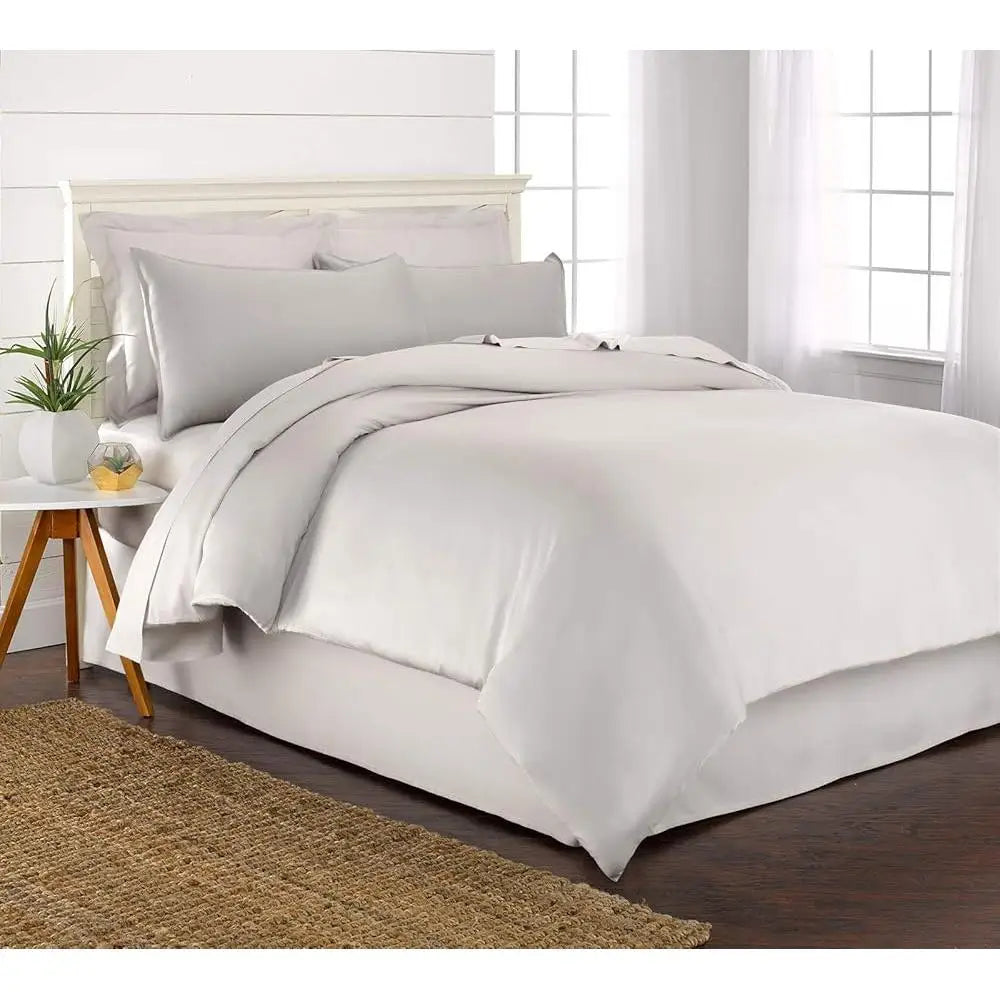 Organic Bamboo Duvet Cover Set Soft Cooling