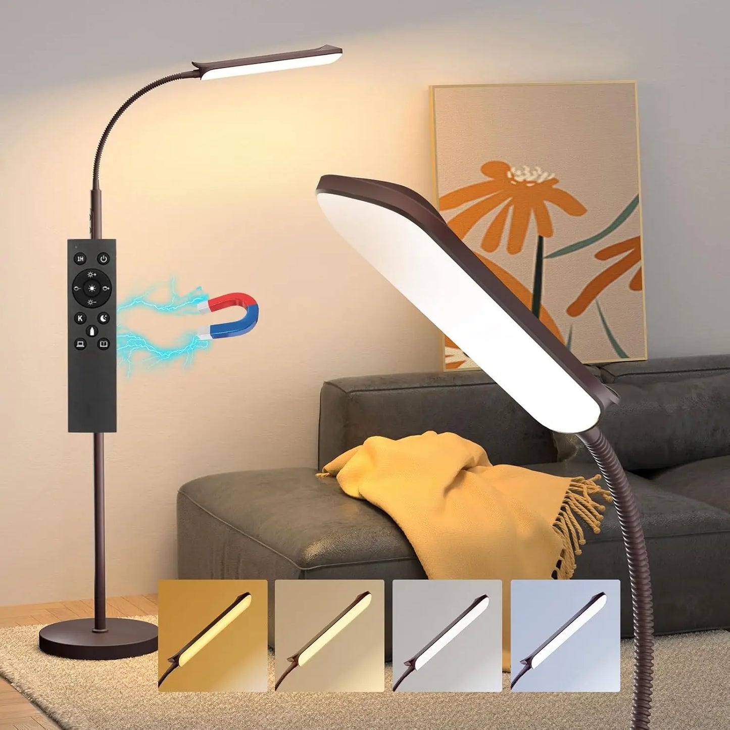 LED Floor Lamp, 18W Super Bright Floor Lamp