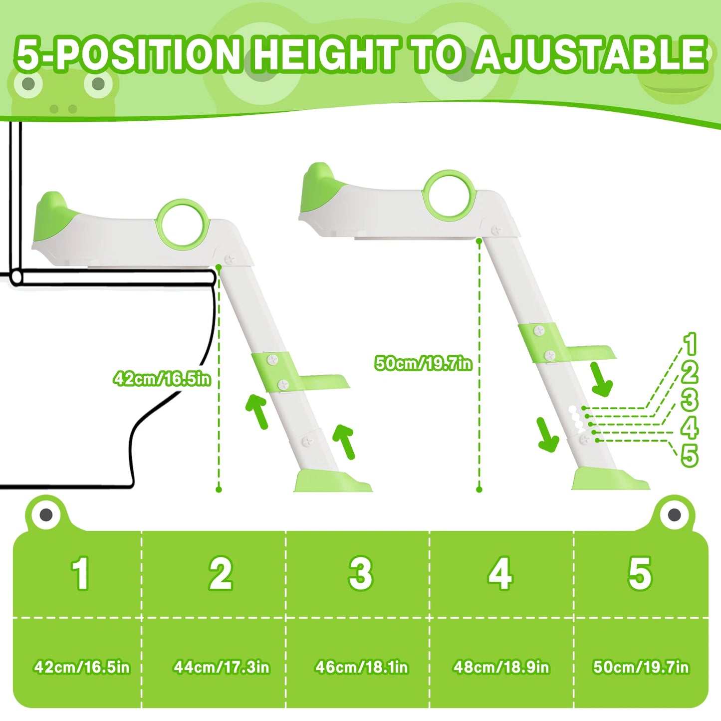 Children's Toilet Seat Stairway Baby Boys and Girls Step Stool