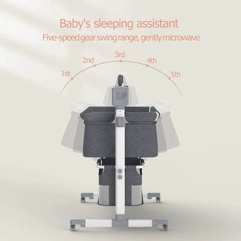 Baby Cot Baby Crib Cradle Newborn Portable Travel Bed
