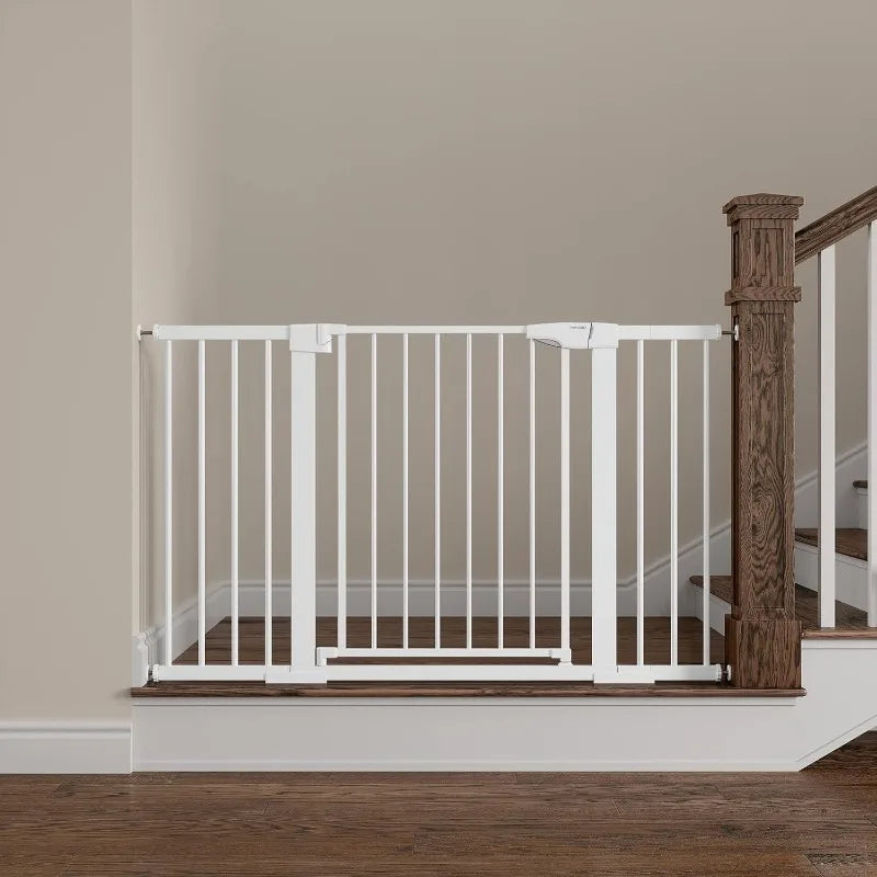 Pressure Mounted Dog Gate with Walk Through Door