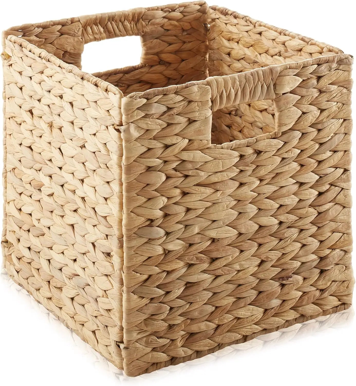 Storage Baskets Natural Set of 6 Collapsible Cube