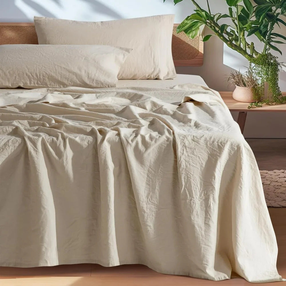 100% French Pure Linen Sheets