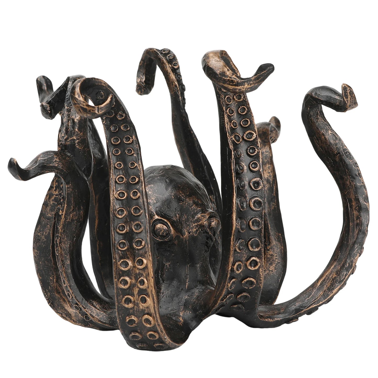 Octopus Model Statue Decorations Funny Garden Resin Ocean Animal Ornaments Suitable for Indoor Outdoor