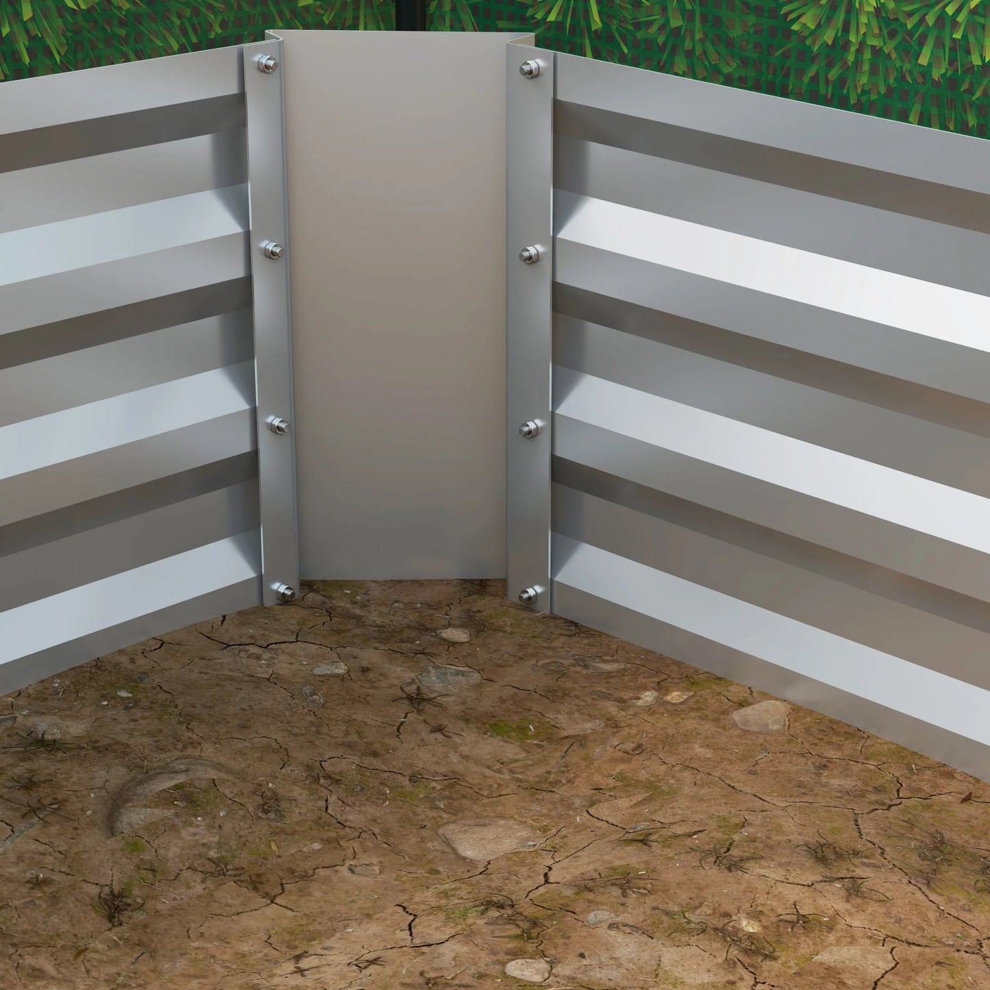 Galvanized Raised Garden Bed with Cover