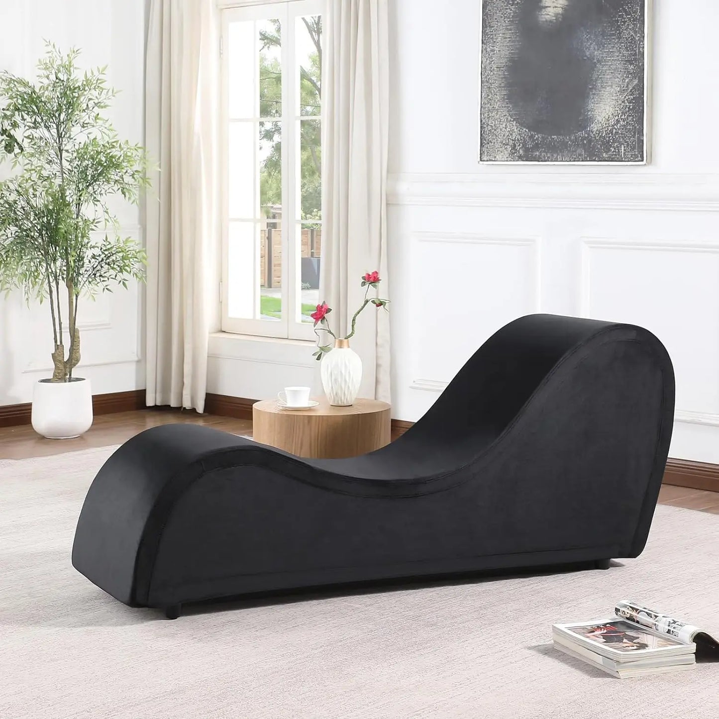 Yoga Chaise Lounge Chair - Ergonomic Design for Adults