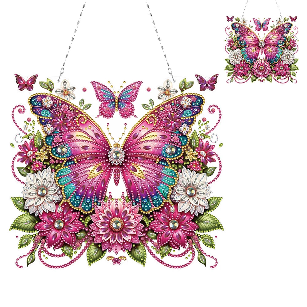 Easter Egg Basket Rhinestone Diamond Art Pendants DIY