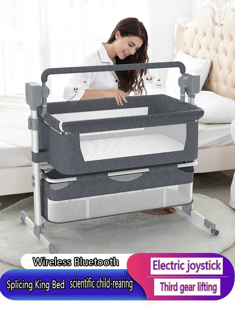 Baby Cot Baby Crib Cradle Newborn Portable Travel Bed
